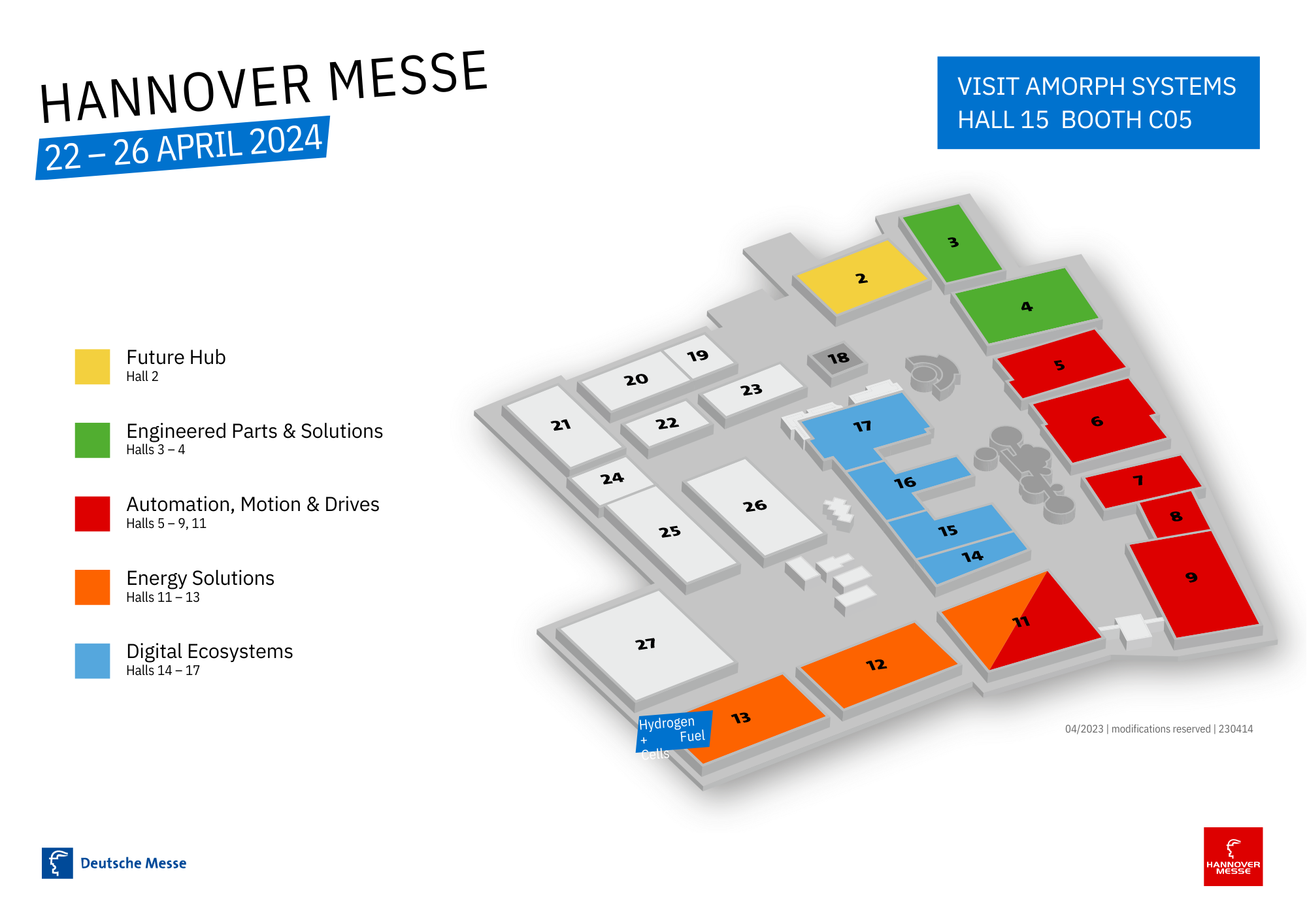 Discover Amorph Systems' SMARTUNIFIER at HANNOVER MESSE 2024: tackling manufacturing challenges with innovative solutions.