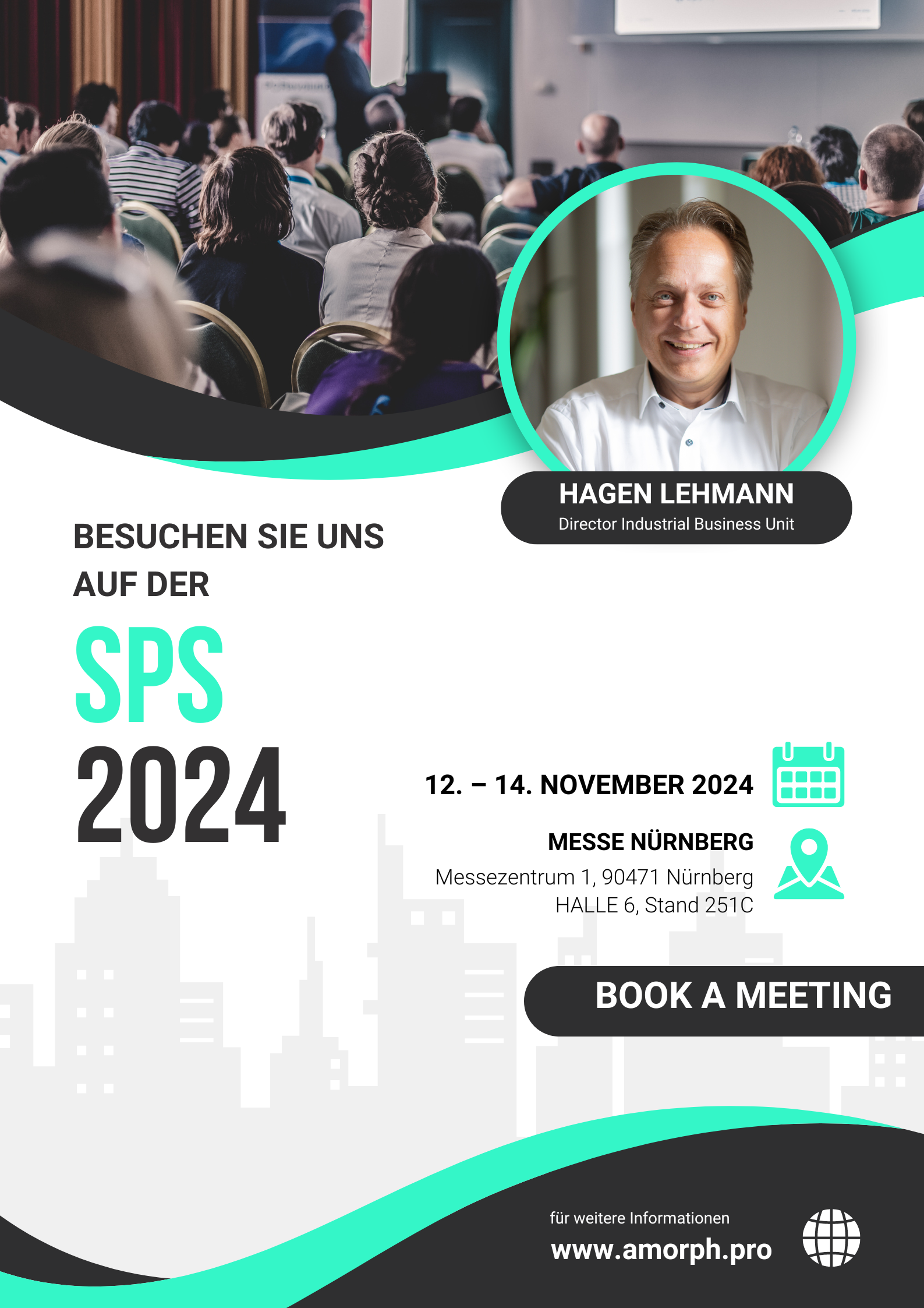 Wir freuen uns, Teil des „Automation meets IT“ Gemeinschaftsstand in Halle 6, zu sein, auf dem führende Unternehmen der Branche innovative Lösungen präsentieren, die die traditionelle Automatisierung mit der digitalen Welt verschmelzen. Besuchen Sie uns, um aus erster Hand zu erfahren, wie SMARTUNIFIER die industrielle Konnektivität verändert und Herstellern hilft, ihre dringendsten Herausforderungen zu meistern.