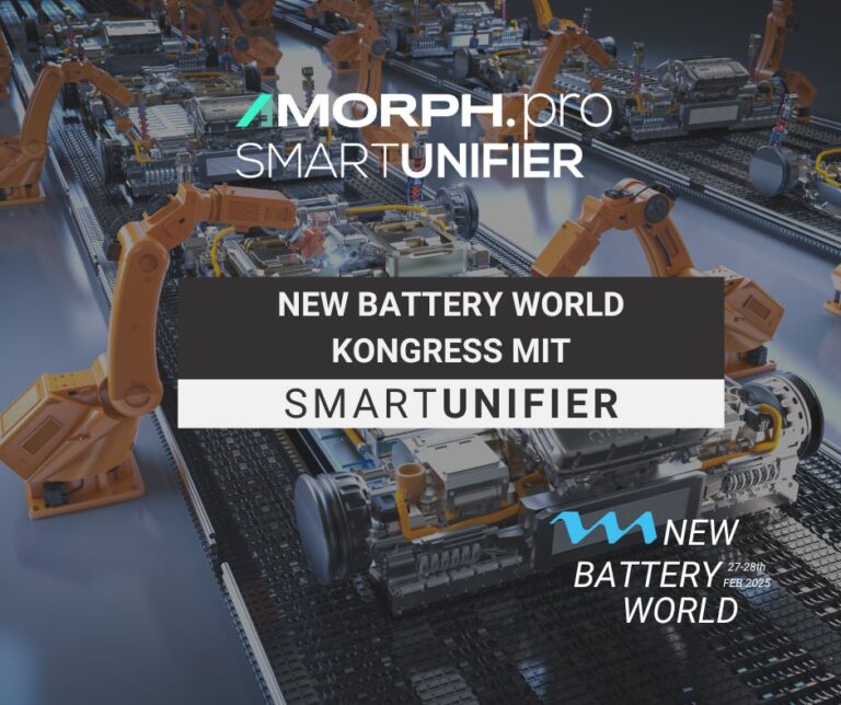 Join New Battery World 2025 on February 27-28 in Munich to explore the latest innovations in battery manufacturing. Learn how SMARTUNIFIER is driving digital transformation with expert insights on connectivity, AI, and real-time data. Don't miss our keynote on boosting first pass yield!