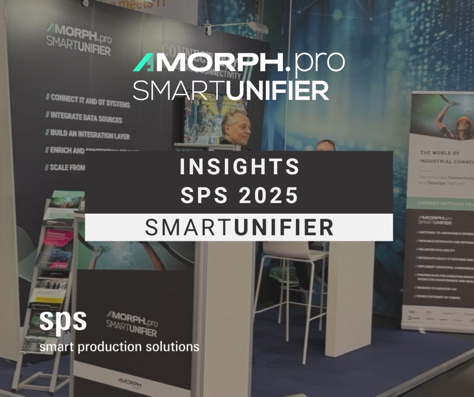 : Discover how Amorph Systems showcased SMARTUNIFIER at SPS 2025 in Nuremberg, demonstrating real-time IT/OT integration, AI-ready data connectivity, and up to 90% quality cost reduction.