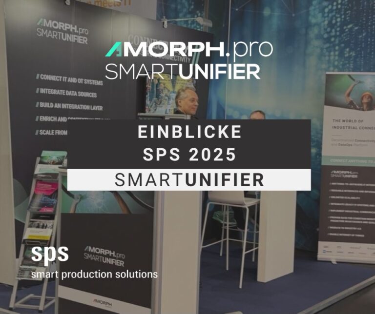Erfahren Sie, wie Amorph Systems auf der SPS 2025 in Nürnberg SMARTUNIFIER präsentierte – mit Echtzeit-IT/OT-Integration, KI-fähiger Datenkonnektivität und bis zu 90 % Reduktion qualitätsbezogener Kosten.