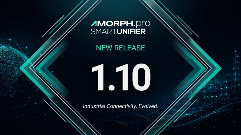 Discover SMARTUNIFIER 1.10 with Java 21, enhanced MQTT connectivity, OPC UA event support, improved performance, monitoring, backup and deployment features.